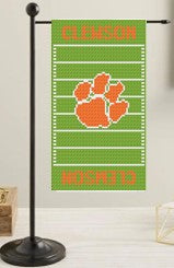 Clemson Football Field Mini Flag Kit - Needlepoint by Laura