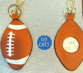 Football Key Fob- self finishing