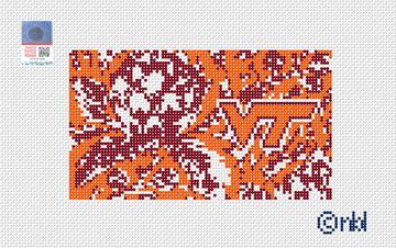 Virginia Tech Artichoke Purse Insert