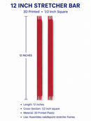Stretcher Bars- 3D 12 inch pair-4