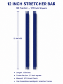 Stretcher Bars- 3D 12 inch pair-1
