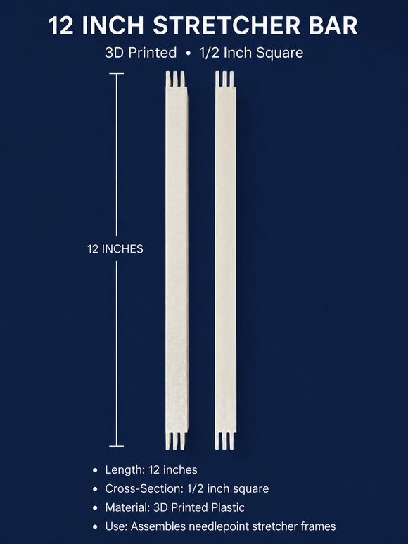 Stretcher Bars- 3D 12 inch pair
