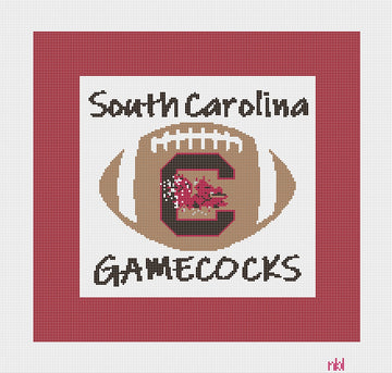 South Carolina Pillow - Needlepoint by Laura