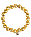 Georgia - Gold Beaded Bracelet-18