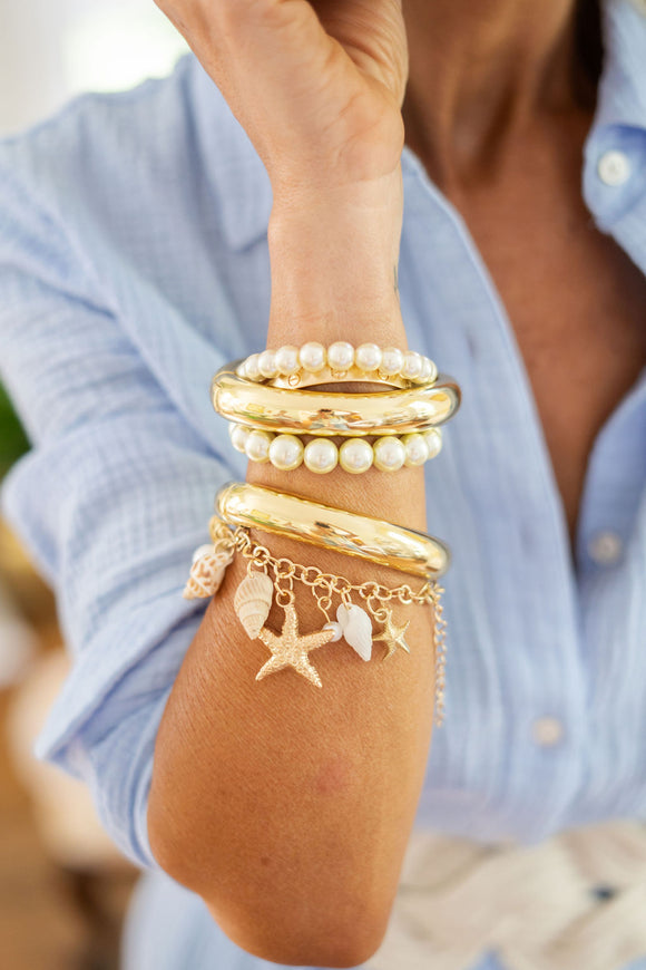 The Quinn - Gold Bangle - Meeghan Mullin x Lisi Lerch