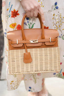 Margo Camel -  Wicker Handbag-12