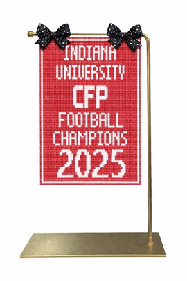Indiana Champions Banner and Flagpole