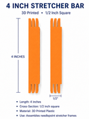 Stretcher Bars- 3D 4 inch pair-4
