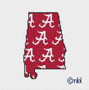 Alabama State Shape on 13 mesh-1