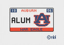Auburn License Plate- ALUMNI-1