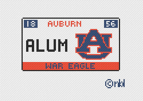 Auburn License Plate- ALUMNI