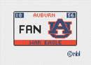 Auburn License Plate-FAN-1