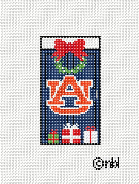 Auburn Christmas Door