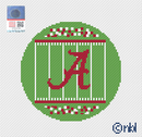 Alabama Football Field Round Canvas-1