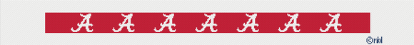 Alabama A logo belt