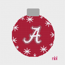 Alabama Snowflake Christmas Ball-1