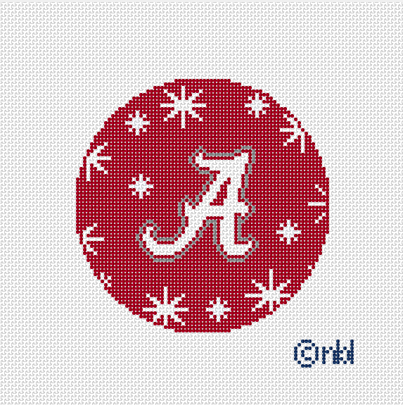 Alabama Snowflake Christmas Ball