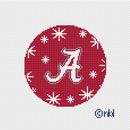 Alabama Snowflake Christmas Ball-1