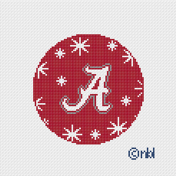 Alabama Snowflake Christmas Ball