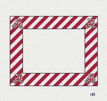 Alabama Picture Frame Canvas 8 x 10 with 5 x 7 opening