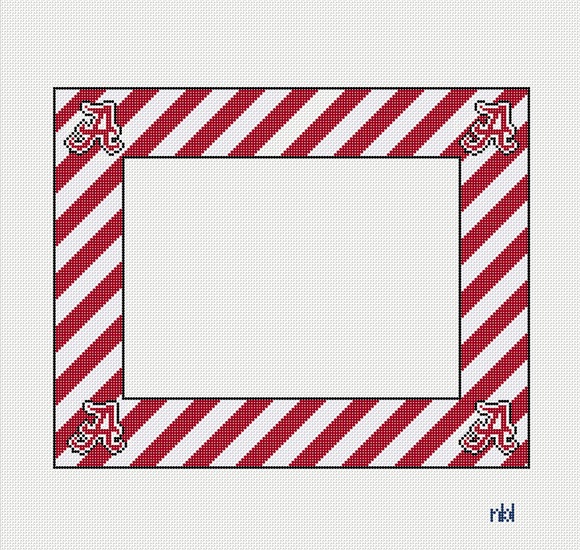Alabama Picture Frame Canvas 8 x 10 with 5 x 7 opening