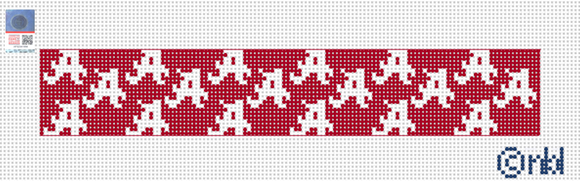 Alabama Key Fob- Repeating Logo