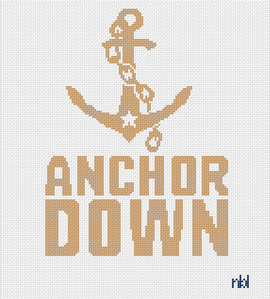 Vandy Anchor Down 8x8 on 18 mesh - 0