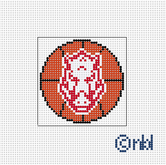 Arkansas Basketball Mini Square 2.2