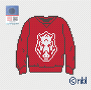 Arkansas Sweatshirt Needlepoint Canvas-1