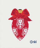 Arkansas On Repeat Bow Light Bulb 18 Mesh Needlepoint Canvas, 3x4.75-1