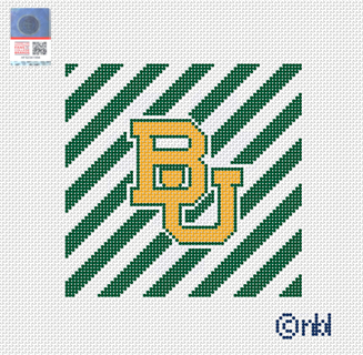 Baylor Stripe Needlepoint Canvas