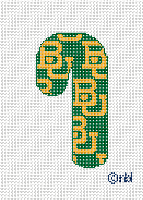 Baylor Candy Cane Green