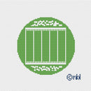 Custom Football Field Round Canvas-1