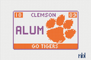 Clemson License Plate- ALUMNI-1