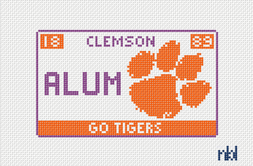 Clemson License Plate- ALUMNI