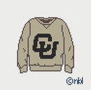 Colorado Sweatshirt Needlepoint Canvas-1