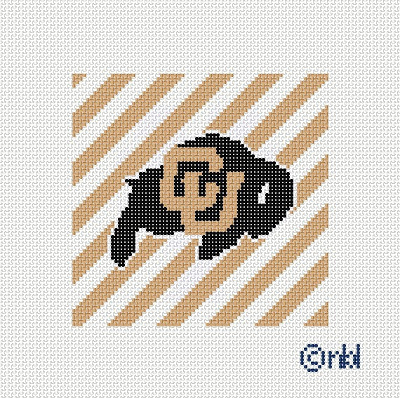 Colorado Stripe Needlepoint Canvas
