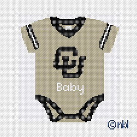 Colorado Baby Onesie Needlepoint Canvas