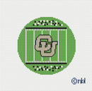 Colorado Football Field Round Canvas-1
