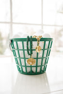 Golf Pendant Necklace - 18k Gold Plated-3