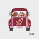 Florida State Vintage Truck 18 Mesh Needlepoint Canvas, 5x5-1