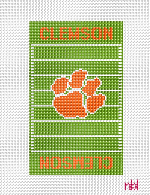 Clemson Football Field Mini Flag Kit