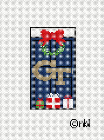 Georgia Tech Christmas Door