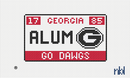 Georgia License Plate- ALUMNI-1