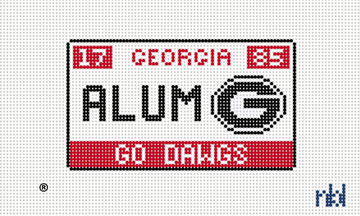 Georgia License Plate- ALUMNI