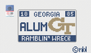 Georgia Tech License Plate- ALUMNI-1
