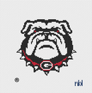 Georgia Bulldog Mascot 4x4-1