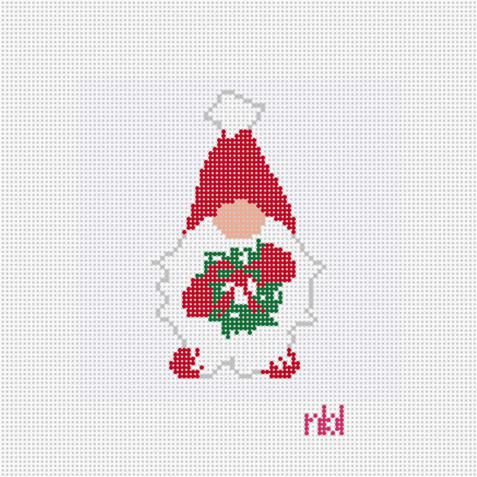 Christmas Gnome Collection - Needlepoint by Laura