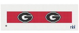 Georgia Key Fob with 2 logos
