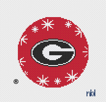 Georgia Snowflake Christmas Ball